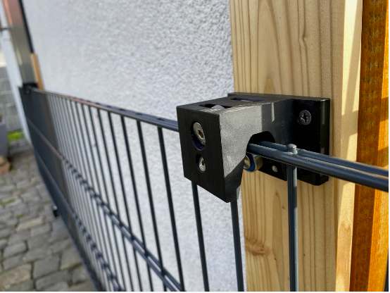 SET Universeller Schiebebeschlag für Doppelstabmatten 656 – Typ „ANTON-SET 656“