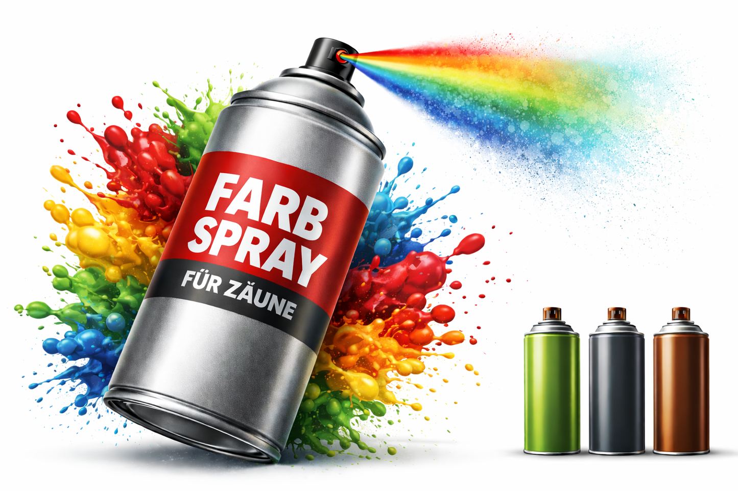 Farbspray RAL 7016/6005/Feuerverzinkt