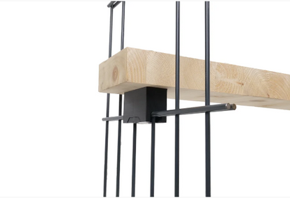 Halter Typ C für Doppelstabmatte 6/5/6