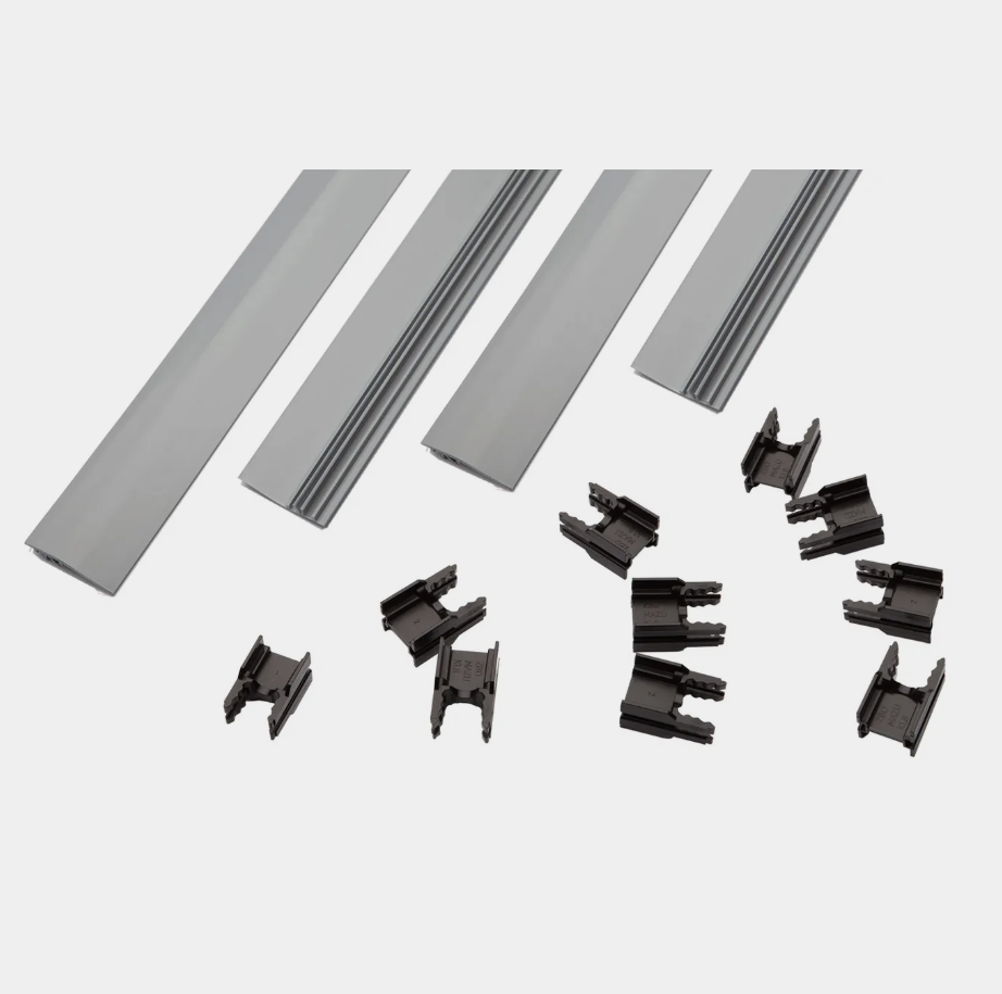 Sichtschutz-Klemmleisten-Set für Tore