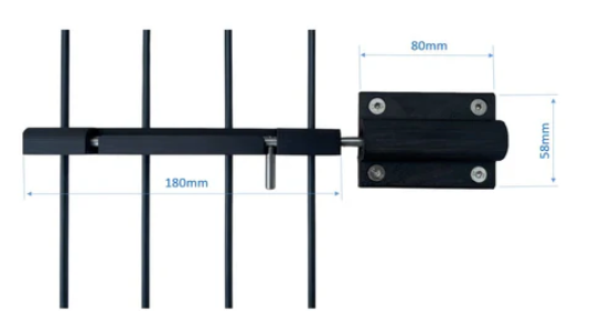 Verschluss Typ B für Doppelstabmatte 8/6/8